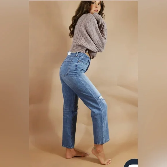 NWT! Blank NYC Jeans The Howard Midrise Loose Fit Denim Size 30‎ - Picture 10 of 16